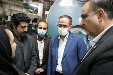 بازدید معاون توسعه مدیریت و منابع وزارت بهداشت از بیمارستان معتمدی 